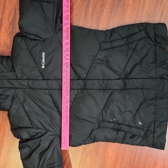 Columbia Jacket Small Omni Shield Quilted Black Faux Fur - Picture 16 of 16
